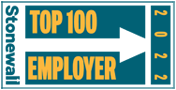 Stonewall Top 100 Employer 2022